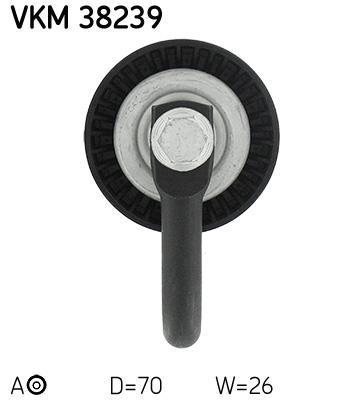 Galet tendeur de courroie d'accessoire SKF ref. VKM 38239